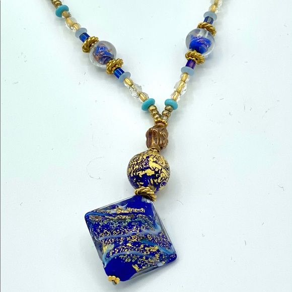 Venetian Glass Necklace - Picture 2 of 3